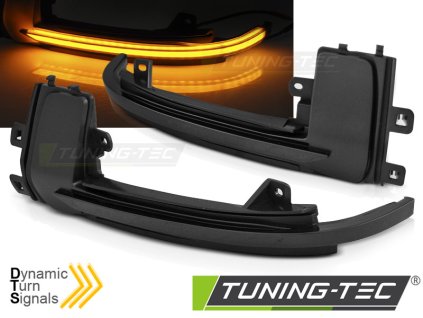 LED boční směrovky pro zrcátka Audi A3 10-12 / A4 10-15 / A5 10-16 kouřová SEQ LED
