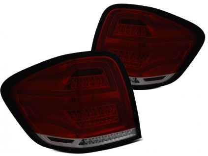 Zadní světla Mercedes Benz ML W164 05-08 - červené/kouřové LED