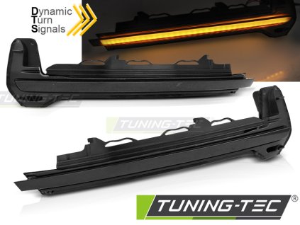 LED boční směrovky pro zrcátka Audi TT 16-18 / R8 16-18 kouřová SEQ LED