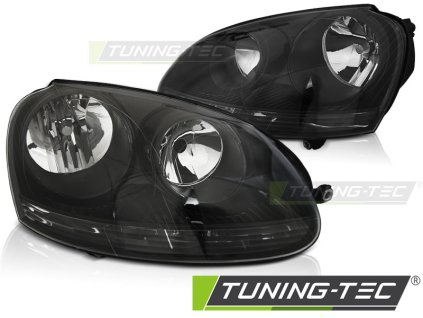 Přední světla VW Golf V 03-09 - černá I
