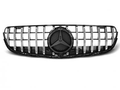 Přední maska Mercedes GLC W253 15-18 chrom lesklá černá GT-R STYL