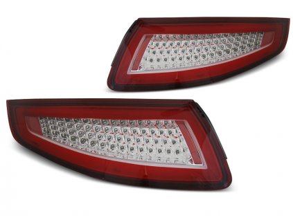 Zadní světla Porsche 911 997 04-09 - červené/bílé LED BAR SEQ