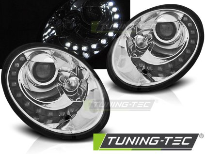 Přední světla VW Beetle 06-12 LED chrom