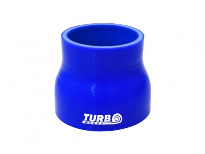 Silikovová redukce TurboWorks modrá 45-76mm