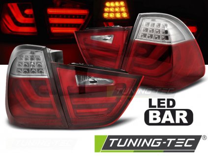 Zadní světla BMW E91 09-11 kombi červený/bílý LED BAR