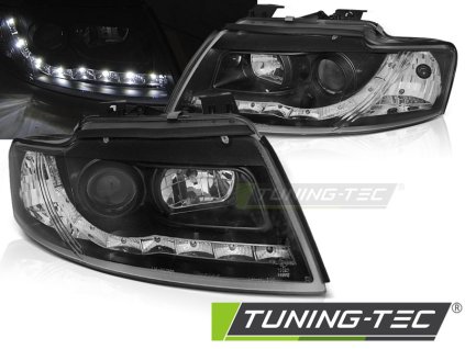 Přední světla Audi A4 B6 CABRIO 02-06 černá LED