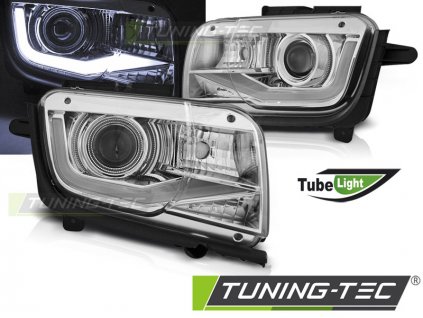 Přední světla Chevrolet Camaro 09-13 TUBE LIGHT chrom