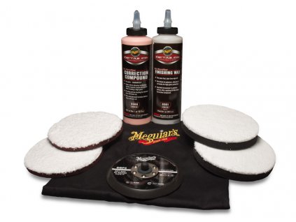 Meguiar's DA Microfiber Correction System Kit 5" - kompletní 5palcová sada mikrovláknového systému na profesionální renovaci laku