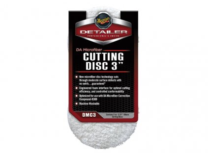 Meguiar's DA Microfiber Cutting Disc 3" - lešticí mikrovláknový kotouč, 3palcový (2 kusy)