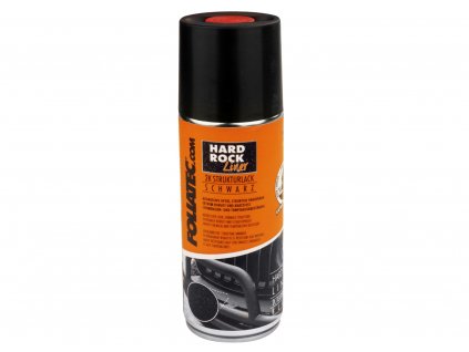 FOLIATEC Hard Rock Liner barva s výraznou texturou, černá, 400 ml