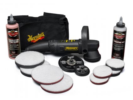 Meguiar's DA Microfiber Correction System DA Kit 3" + 5" - kompletní sada na profesionální renovaci laku, vč. orbitální leštičky Meguiar's MT310