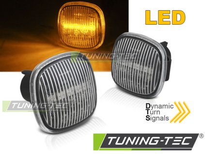 Boční blikače Audi A3/ A4/ Škoda Fabia I/ Octavia I LED SEQ bílá