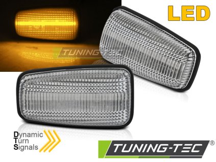 Boční blikače Citroen Saxo, Berlingo, Xsara, Peugeot 406 LED SEQ bílé