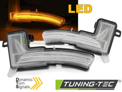LED boční směrovky pro zrcátka Renault Clio IV 16-19 bílé LED