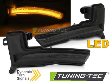 LED boční směrovky pro zrcátka Renault Clio IV 16-19 kouřové LED