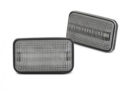 Boční blikače VW Golf I / Golf II / Corrado / Jetta LED SEQ bílé