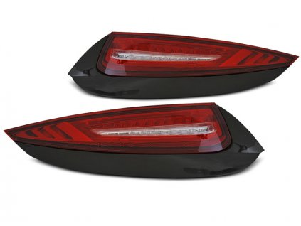 Zadní světla Porsche 911 997 09-12 - červené/krystal LED