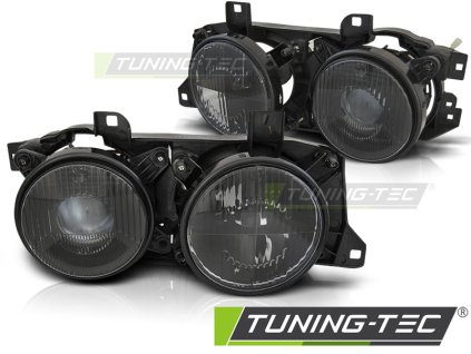 Přední světla BMW E32 / E34 86-94 - černé