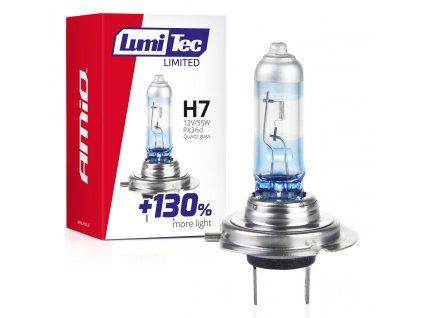 Halogenová žárovka H7 12V 55W LumiTec LIMITED +130%
