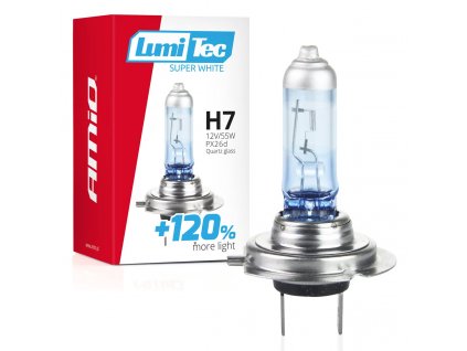 Halogenová žárovka H7 12V 55W LumiTec SuperWhite +120%