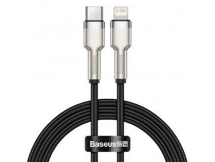 BASEUS USB-C to Lightning cable Cafule, PD, 20W, 100 cm black