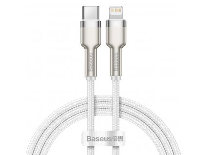 BASEUS USB-C to Lightning cable Cafule, PD, 20W, 100 cm white