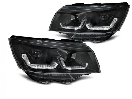 Přední světla VW T6.1 20- TUBE LIGHT DRL SEQ černá