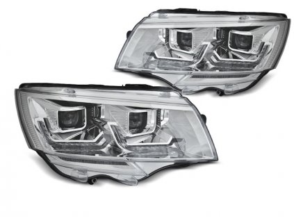 Přední světla VW T6.1 20- TUBE LIGHT DRL SEQ chrom