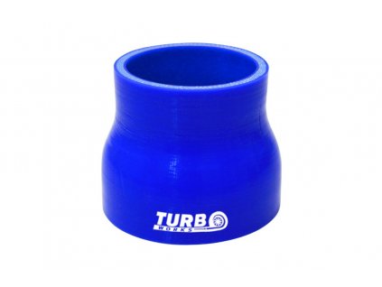 Silikovová redukce TurboWorks modrá 51-57mm