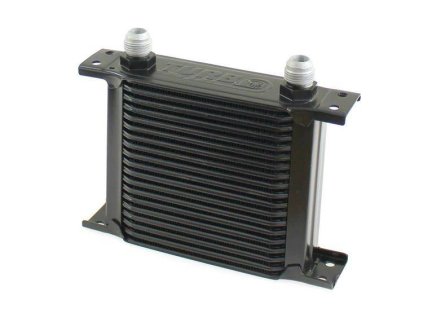 Chladič oleje TurboWorks Slim Line 19-řádků 140x150x50 AN10 black