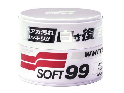 Soft99 Syntetický vosk pro světlé barvy vozů White Soft Wax 350g