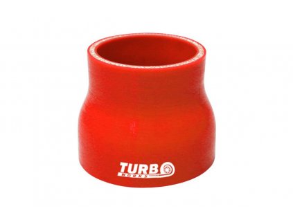 Silikovová redukce TurboWorks červená 45-76mm