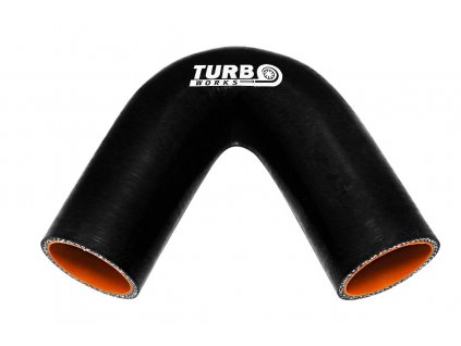 Silikonové koleno 135° TurboWorks Pro černá 12mm