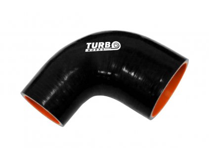 Silikonová redukce 90° TurboWorks Pro černá 15-20mm