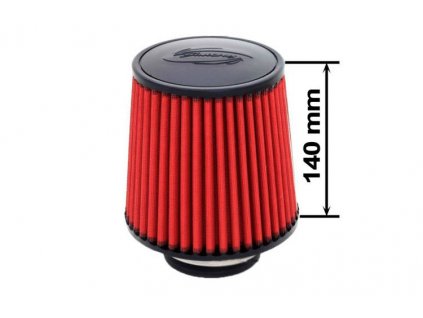 Sportovní vzduchový filtr SIMOTA - universál, červený JAU-H02101-06 101mm