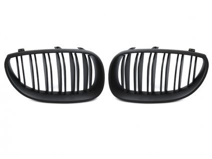Přední maska, ledvinky BMW E60/E61 03-10 matná černá