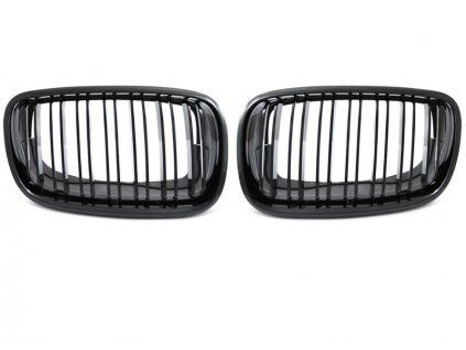 Přední maska, ledvinky BMW X5 E70 / X6 E71 08- lesklá černá