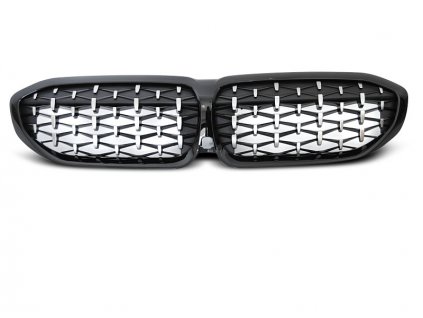Přední maska BMW G20/G21 19- lesklá černá DIAMOND