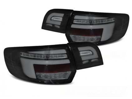 Zadní světla Audi 8P 5D 03-08 - černá LED BAR SEQ SPORTBACK