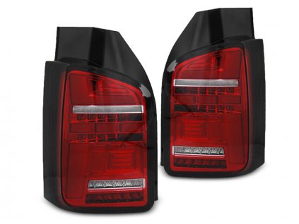Zadní světla VW T6.1 20- dvojité dveře - červená/bílá LED BAR SEQ