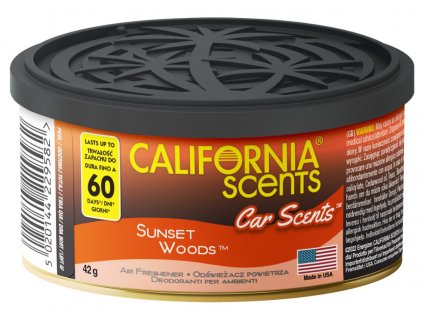 CALIFORNIA SCENTS Osvěžovač vzduchu, vůně Car Scents - Sunset Woods