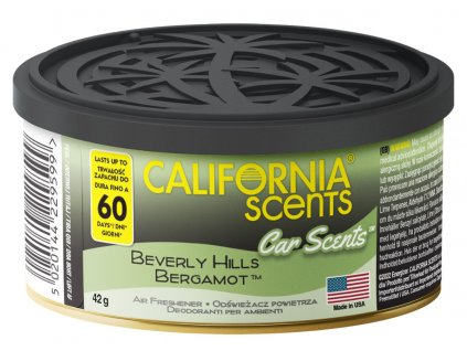 CALIFORNIA SCENTS Osvěžovač vzduchu, vůně Car Scents - Beverly Hills Bergamot