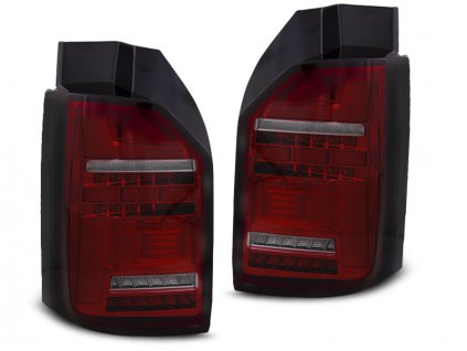 Zadní světla VW T6, T6.1 15-21 LED BAR červená/kouřová SEQ OEM žárovka