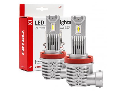 AMiO LED žárovky H8/H9/H11 X1 Series