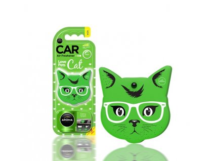 Osvěžovač vzduchu AROMA CAT Fancy Green Polimer