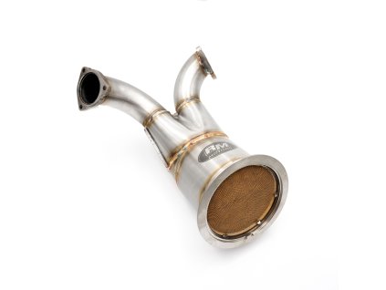 640443 downpipe audi s4 b9 s5 8w6 with a catalyst catalytic converter euro 6