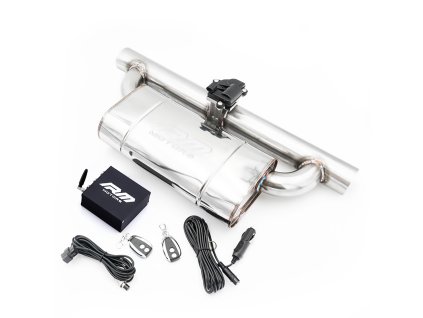 640872 elliptical silencer with electric valve emvp01 prumer trubky 63 5 mm