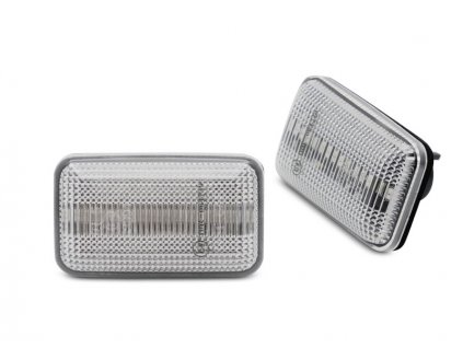 Boční blikače Audi A6 C6/100/200/80 bílá LED SEQ