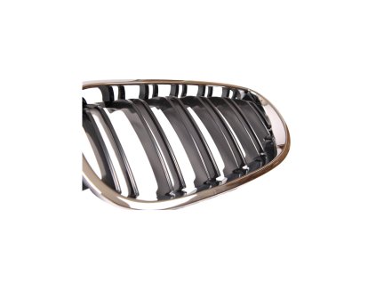 Přední maska, ledvinky BMW 5 (E60) Sedan (E61) Touring 2003-2010 Dual Line, chrom černá