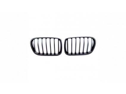 Přední maska, ledvinky BMW X3 (F25) Pre-Facelift 2010-2014 Single Line, matná černá